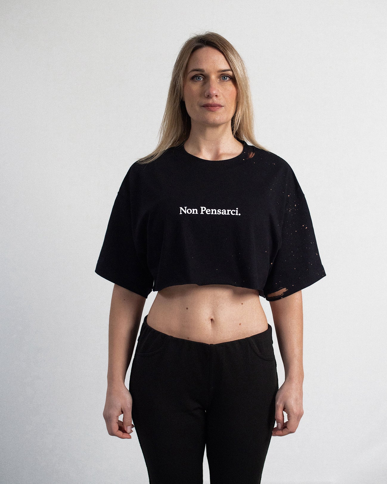 T-Shirt "Non Pensarci" 01 Crop