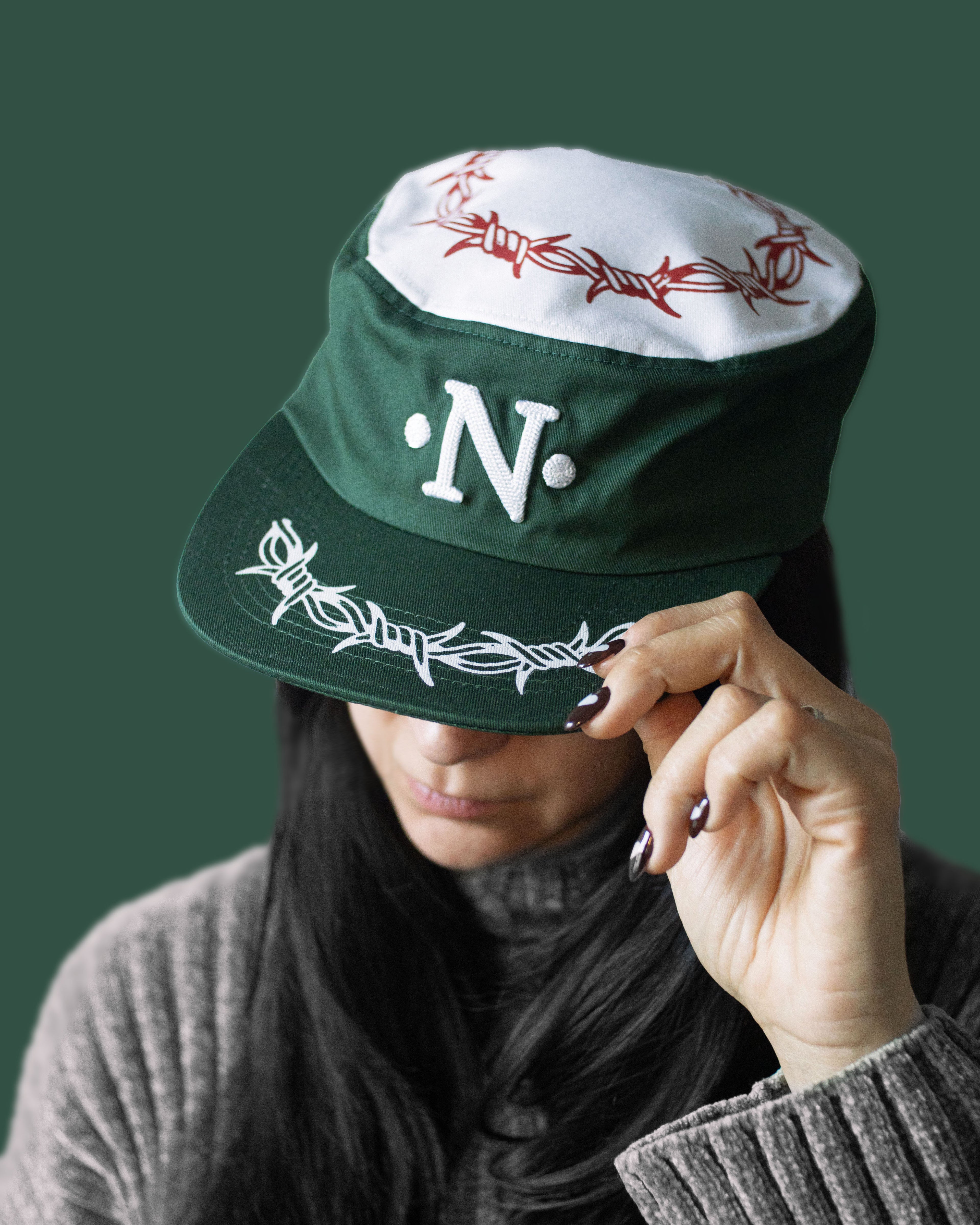 Cap "Altra Epoca" Spinato Smeraldo